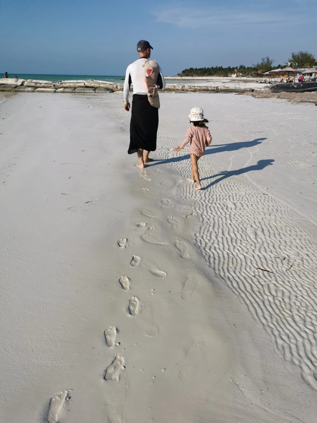 Marche dans le sable